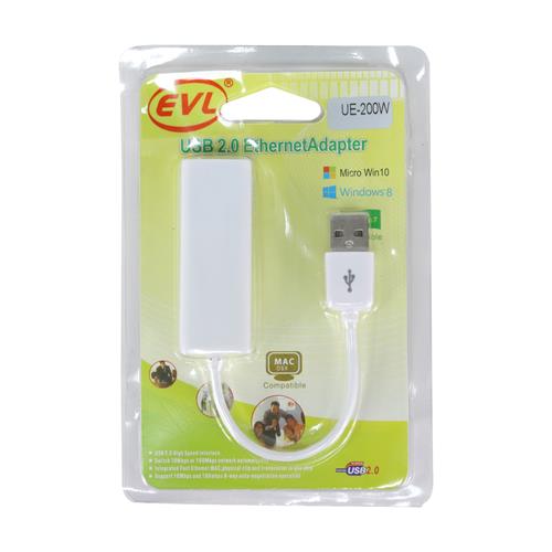 ADAPTADOR USB 2.0 A LAN (RJ45)