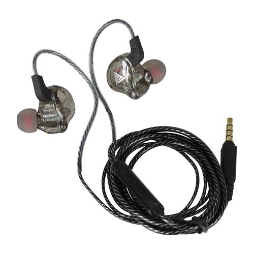 AUDIFONOS IN-EAR AK6 CON MICROFONO NEGRO