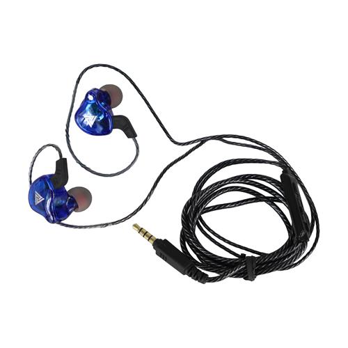 AUDIFONOS IN-EAR AK6 CON MICROFONO AZUL