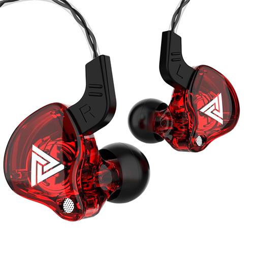 AUDIFONOS IN-EAR AK6 CON MICROFONO ROJO