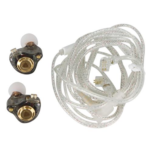 AUDIFONOS IN-EAR AK6-LUCKY CON MICROFONO NEGRO