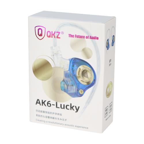 AUDIFONOS IN-EAR AK6-LUCKY CON MICROFONO AZUL