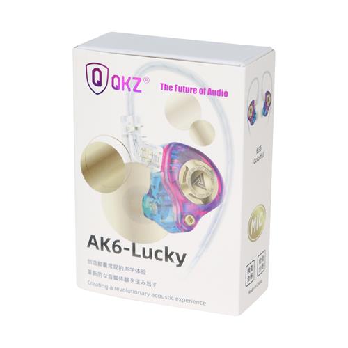 AUDIFONOS IN-EAR AK6-LUCKY CON MICROFONO PURPURA