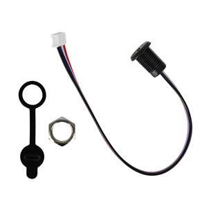 JACK CHASIS USB TIPO C CON 4 CABLES