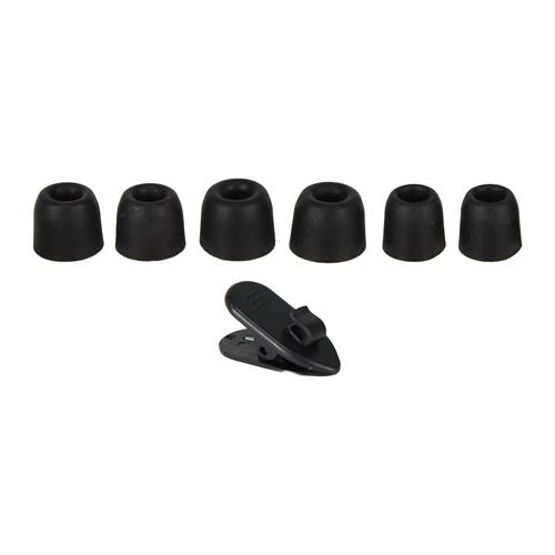 ALMOHADILLAS DE GOMA 3 PARES NEGRO