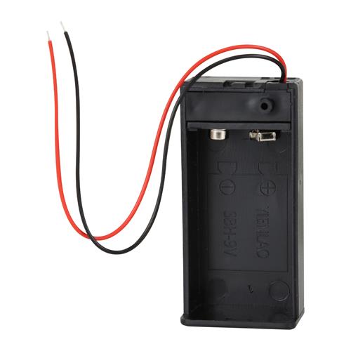 PORTA BATERIA 9V ON/OFF CON TAPA