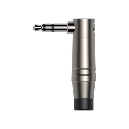 PLUG 3.5 STEREO METALICO NIQUELADO TIPO L = RMJ3RPP-NN