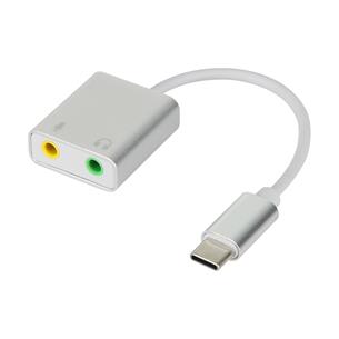 CABLE SEPARADOR AUDIF/MIC 2 JACK 3.5 X 1 PLUG TIPO C