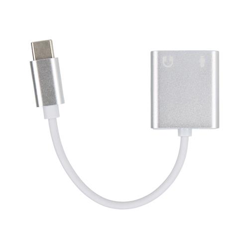 CABLE SEPARADOR AUDIF/MIC 2 JACK 3.5 X 1 PLUG TIPO C