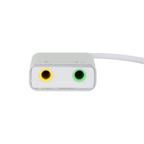 CABLE SEPARADOR AUDIF/MIC 2 JACK 3.5 X 1 PLUG TIPO C