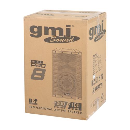 CAJA ACTIVA PRO SERIES CON DSP/BT 8 PULGADAS 200W