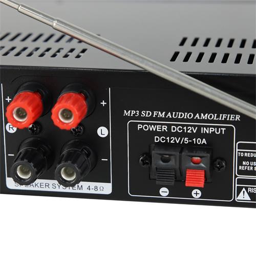 AMPLIFICADOR PERIFONEO CON USB/SD/FM/BT 40W