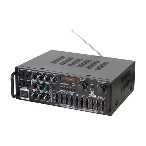 AMPLIFICADOR PERIFONEO CON USB/SD/FM/BT 70W