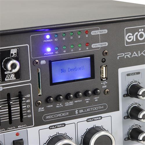 AMPLIFICADOR CON USB/SD/FM/REC/BT 450W
