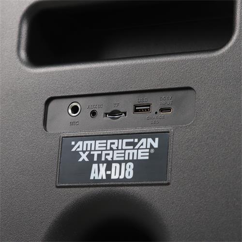 CAJA AMPLIFICADA PORTATIL 8 PULGADAS CON LED/TWS