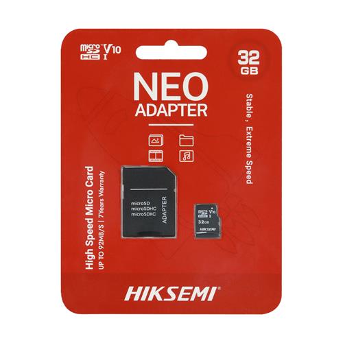 TARJETA MICRO SDHC 32GB CLASE 10 CON ADAPTADOR - CLA