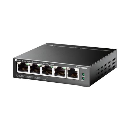 SWITCH 5 PUERTOS GIGABIT RJ45 CON 4 PUERTOS POE PARA MESA POE - CLA