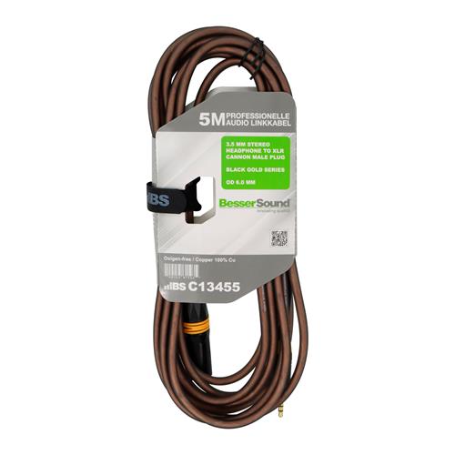 CABLE AUDIO 1 PLUG 3.5 ST X 1 PLUG XLR 5MT - CLA