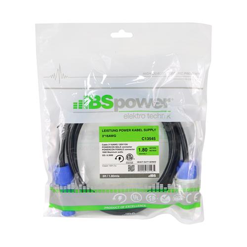 CABLE DE PODER POWERCON LINK 15A 1.8MT - CLA
