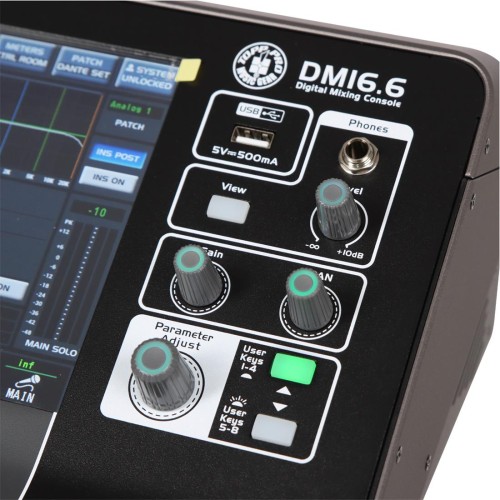 CONSOLA DIGITAL 16 ENTRADAS CON CONTROL DE GANANCIA / 6 SALIDAS - DESC
