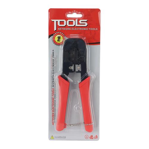 PINZA-PONCHADORA UNIVERSAL NEGRO/ROJO