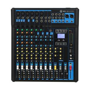 CONSOLA PASIVA MX-SERIE 12 CH CON DSP/USB/BLUETOOTH/PC