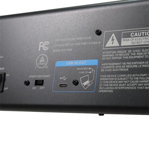 CONSOLA PASIVA MX-SERIE 12 CH CON DSP/USB/BLUETOOTH/PC