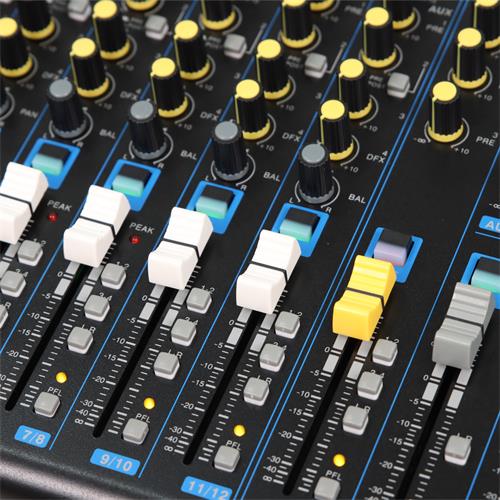 CONSOLA PASIVA MX-SERIE 12 CH CON DSP/USB/BLUETOOTH/PC