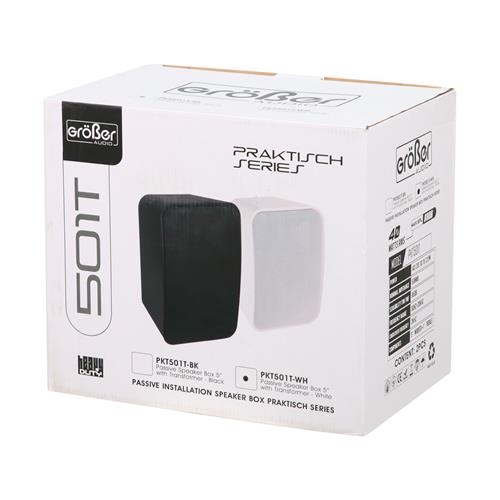 CAJA PASIVA 5 PULGADAS PARA EXTERIOR 70/100V 40W BLANCO X 2P