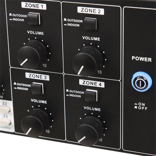 AMPLIFICADOR 4 ZONAS 5 CANALES/480W - DESC