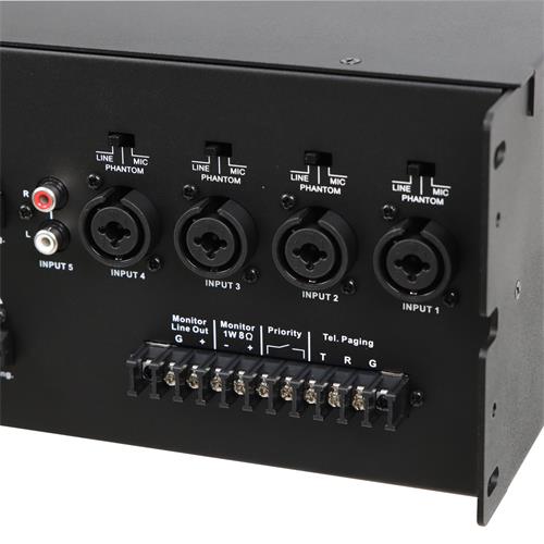 AMPLIFICADOR 4 ZONAS 5 CANALES/480W - DESC