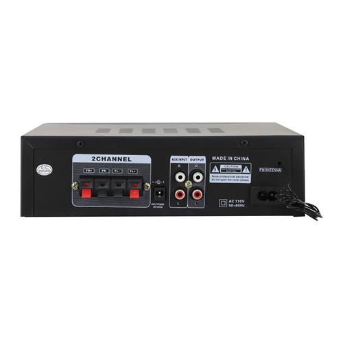 AMPLIFICADOR MINI C/USB/SD/FM/BLT 250W 2CH