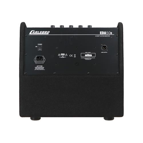 AMPLIFICADOR PARA BATERIA EDA 50W 1X10 PULGADAS CON BLUETOOTH
