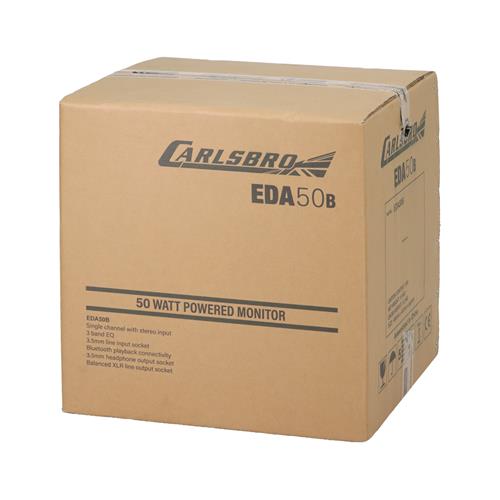 AMPLIFICADOR PARA BATERIA EDA 50W 1X10 PULGADAS CON BLUETOOTH