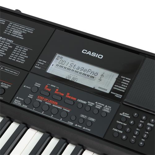 TECLADO ELECTRONICO 61 TECLAS 600 TONOS + ADAPTADOR AD-E95100LU - DIST