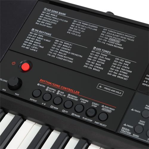 TECLADO ELECTRONICO 61 TECLAS 600 TONOS + ADAPTADOR AD-E95100LU - DIST