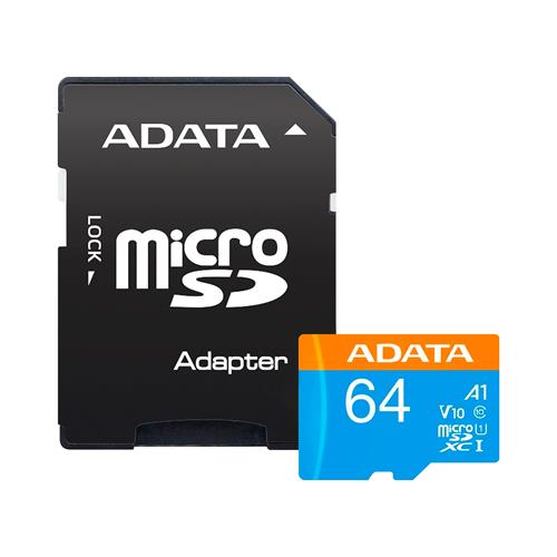 TARJETA MICRO SDHC 64GB CLASE 10 CON ADAPTADOR - CLA