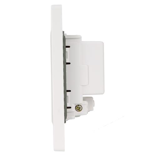 TOMACORRIENTE DOBLE DE PARED + 2 USB CARGA