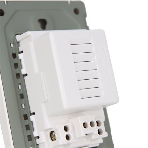 TOMACORRIENTE DOBLE DE PARED + 2 USB CARGA