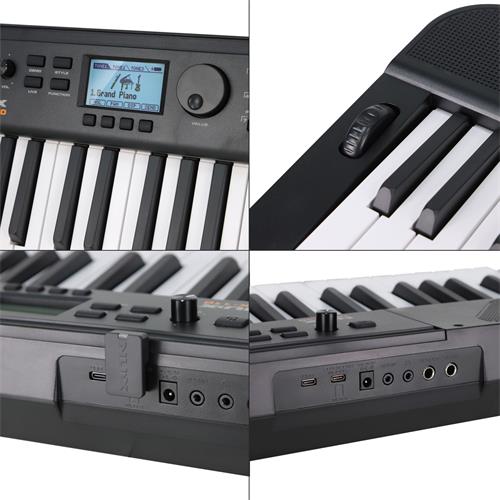 TECLADO ELECTRONICO 61 TECLAS 700 TONOS MIDI/RECARGABLE/BT