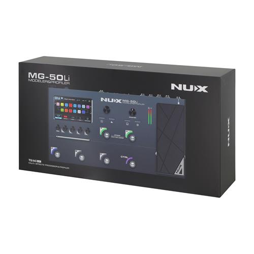 PEDAL MULTIEFECTO TSAC-4K PARA GUITARRA/BAJO AZUL OSCURO