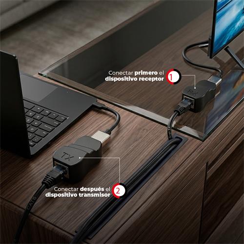 EXTENSION HDMI LAN CAT6 24MT