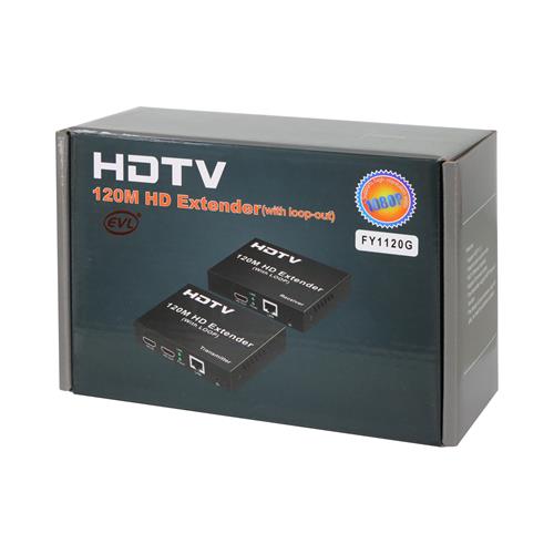 EXTENSION HDMI LAN CAT5E/CAT6 120MT