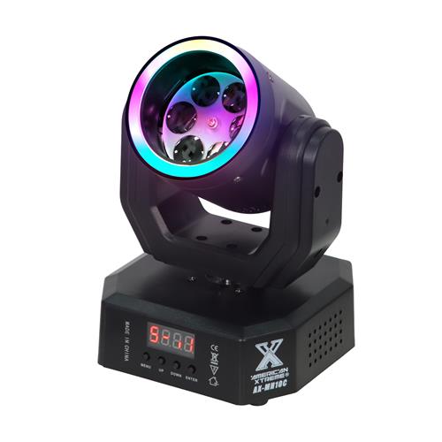 LUZ LED MINI ROBOTICA BEE EYES 6X3W 1R/1G/1G/1B/1W/1Y/1P + ARO LED
