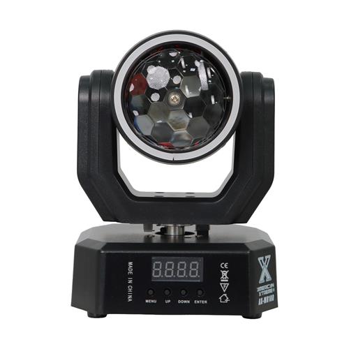 LUZ LED MINI ROBOTICA PATRONES 6X3W 1R/2G/1B/1W/1Y + ARO LED
