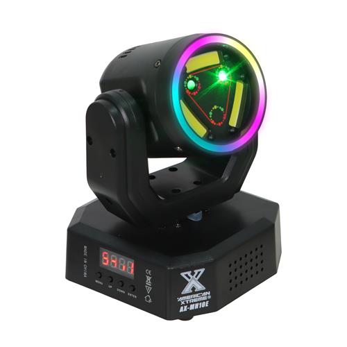LASER MINI ROBOTICO RG + 3X10W STROBE + ARO LED