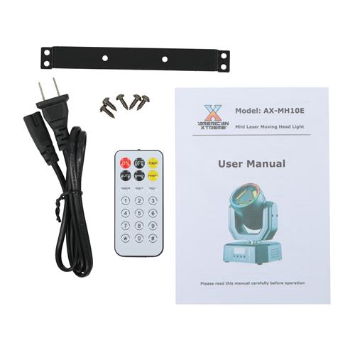 LASER MINI ROBOTICO RG + 3X10W STROBE + ARO LED