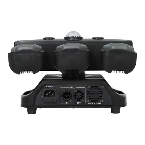 LUZ LED ROBOTICA 6 BRAZOS 15W RGBW + MAGIC BALL + LASER RG + 2X5W STROBE