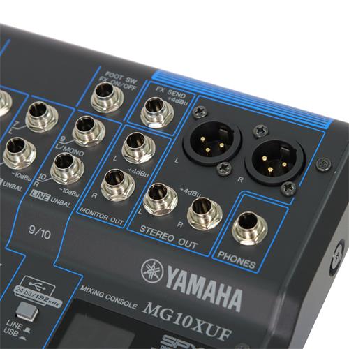 CONSOLA PASIVA PROF. 10 CH CON USB/FX/FADERS - CLA