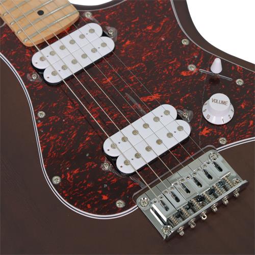 GUITARRA ELECTRICA G MICROFONO POWERSOUND HUMBUCKER NOGAL OPEN PORE